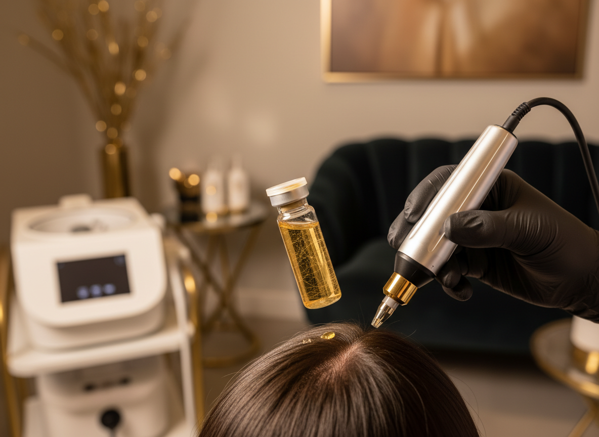 PRF scalp treatment session