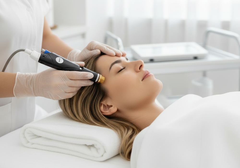Ultimate Keravive HydraFacial hair restoration treatment